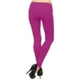 thumbnail image 3 of Vivian's Fashions Long Leggings - Cotton, Misses Size (Magenta, S), 3 of 3