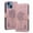 Rosegold, variant on ELEHOLD Case for iPhone 13 Mini, Premium PU Leather Wallet Flip Case Folio Cover with Card Holder Kickstand,Red