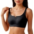thumbnail image 2 of ZNQHFRE Women Powerful Lifting & Custom Shaping Bra, Full‑Coverage Invisible Wireless Support Bra For Daily Wear Black 36, 2 of 4