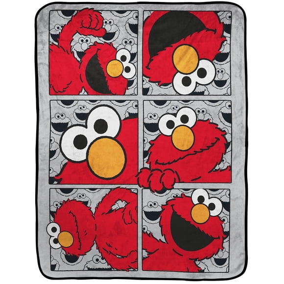 Manta Jay Franco Sesame Street Hip Elmo 102 x 127 cm