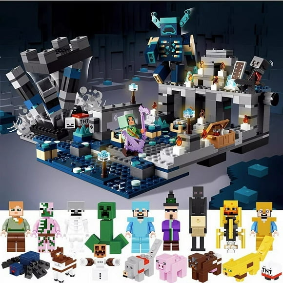 Minecraft Small Tree House Village Organ Cave Mine Boys And Girls Assembled Building Blocks Toys-SinKeeU