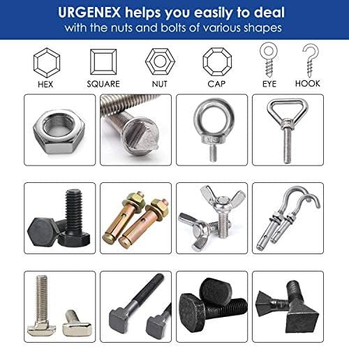 Universal Socket Set (11-32mm 7-19mm) Super Socket for Unscrew Any Bolt Multi-Function Universal Wrench Tool Kit with Power Drill Adapters Gifts for Men, Father/Dad, Husband, DIY Handyman 4PCS