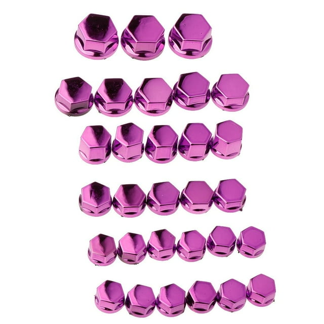koolsoo Screw Nut Cover Bolt Motorcycle Engine Decoration 30 Pieces-