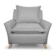 thumbnail image 1 of Sillón Victoria Sofamatch Tela Quantum Patas Natural gris, 1 of 8