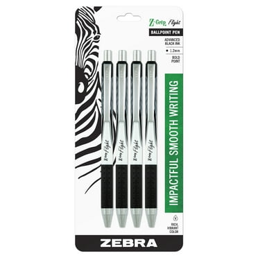 Zebra Pen 13302 1.2mm Z-Grip Flight Smooth Ink Retractable