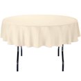 thumbnail image 1 of LinenTablecloth 70-Inch Round Polyester Tablecloth Beige, 1 of 1