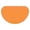 Orange1, variant on Flexible Plastic Dough Scraper, Butter Cutter for Baking Pastry, Non Stick Bowl Scraper, 6X4In (Orange1)