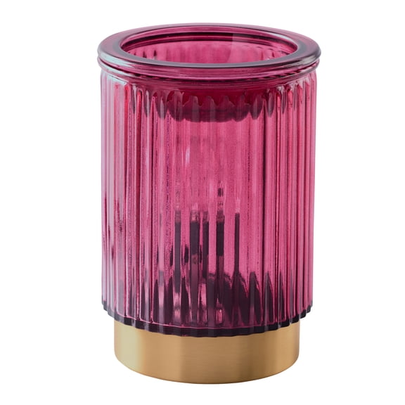 Better Homes & Gardens Ribbed Wax Warmer Red   Fresh Cut Frasier Wax Melt Starter Kit