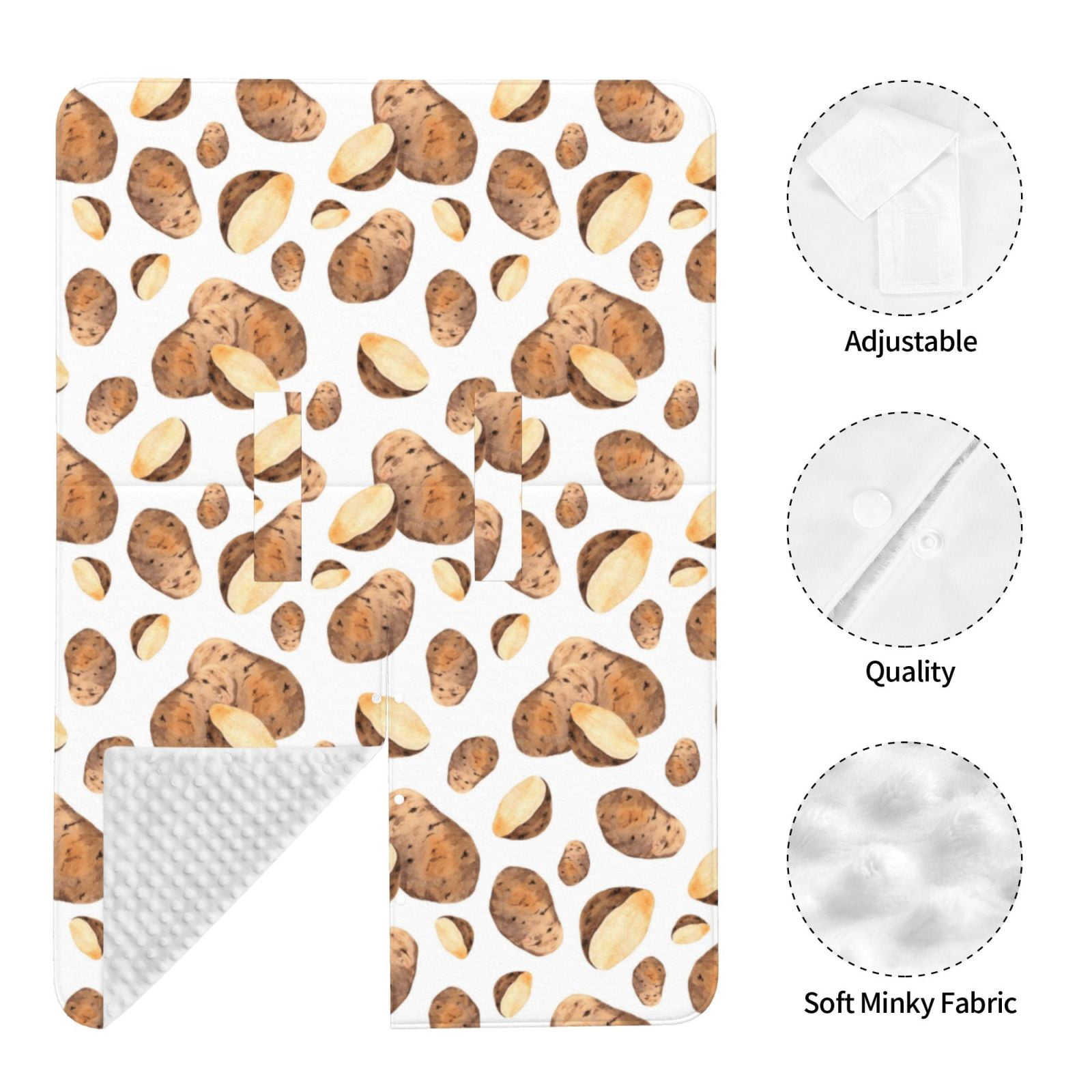 Car Seat Cover Baby - potato pattern Breathable Infant Car Seat Cover for Baby Carseat, Lightweight Comfort Baby Essentials Must Haves Newborn Stuff for Girl Boy
