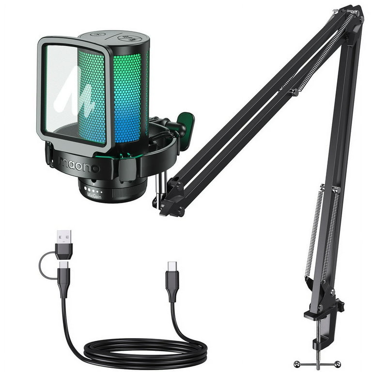 Maono dgm20s USB microphone gaming mic condenser mic RGB USB mic