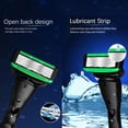 thumbnail image 5 of Practical Men's Manual Shaver with Rubber Handle 7 Layer Blading Men's Grooming Tool 5 Additional Blading Included, 5 of 9