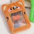 thumbnail image 3 of Miangastore Pochette de Cartes en Peluche Dessin Animé Pochette de Cartes Visible Housse de Cartes Suspendue Housse de Protection de Cartes Décorative, 3 of 9
