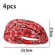 thumbnail image 2 of Diademas anchas para mujer, bandas para la cabeza estilo bohemio, diademas para hacer ejercicio, diademas elásticas antideslizantes, 2 of 5