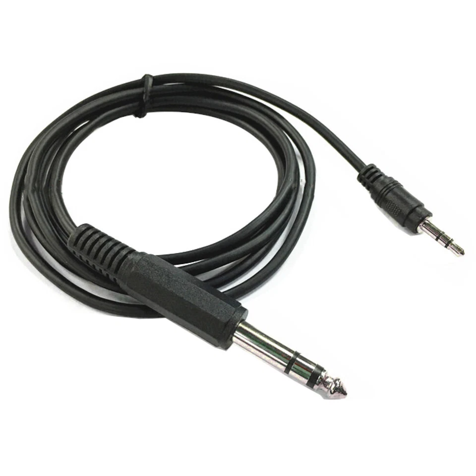 5Ft 6.35Mm 1/4" To 3.5Mm 1/8" Male Trs Stereo Audio Aux Adapter Conversion Cable