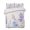 MediumPurple SkyBlue, variant on Quilts King Size, Lavender Spring Soft Comforter Bedding Set for Bed, Farmhouse Pastoral Pastel Flowers Lightweight Quilted Bedspread with Pillow Cover(2 Pieces) for All Season, 96x106 Inch