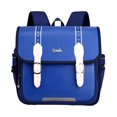 thumbnail image 1 of School Bag Durable PU Students Backpack Children Daily Leisure (Purple), 1 of 10