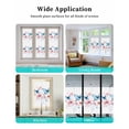 thumbnail image 6 of Window Privacy Film Spring Butterfly Stained Glass Window Film Decorative Sun Block Window Cover Simple Summer Nature Botanical Flowers Window Clings Static Adhesive Sticker for Bathroom 17.7"x78.7", 6 of 7