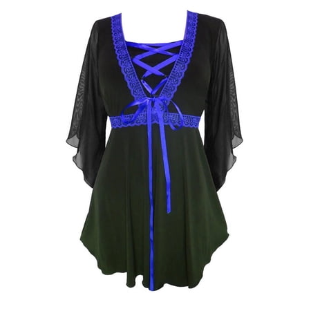 Dare To Wear Victorian Gothic Boho Women s Plus Size Bewitched Corset Top 1x - 5x