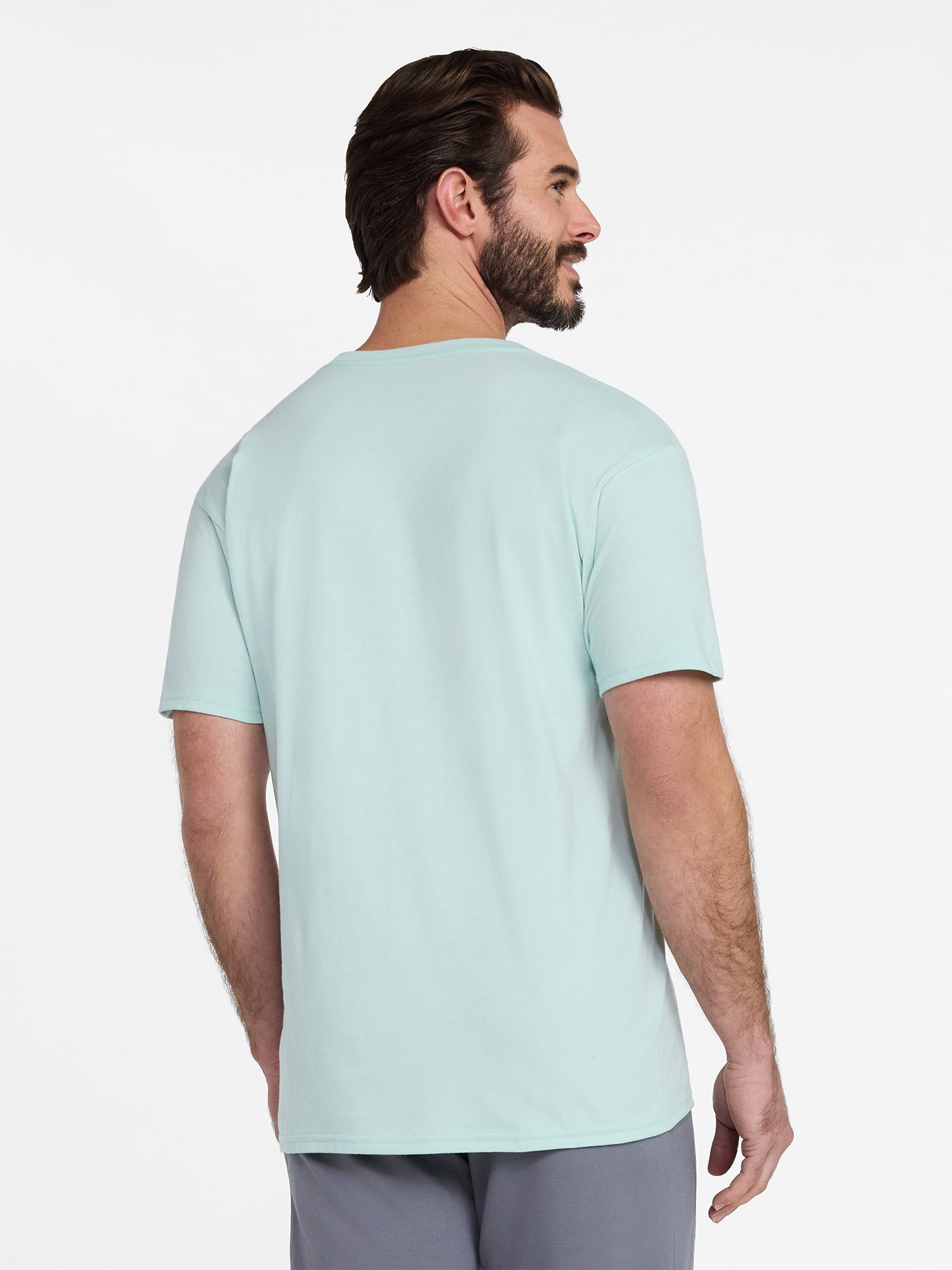 Athletic Works Men's and Big Men's Cotton Pocket Tee, Sizes XS-5XL and Tall Sizes