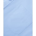 thumbnail image 6 of LONSSA Men's Long Sleeve Stretch Dress Shirts Button Down Shirt with Pocket, 6 of 7