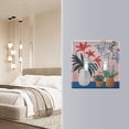 thumbnail image 4 of Yayeee Toggle Light Switch Wall Plate 2-Gang 4.56"x4.48" Decorative Outlet Cover, Flowers and Leaves, 4 of 7