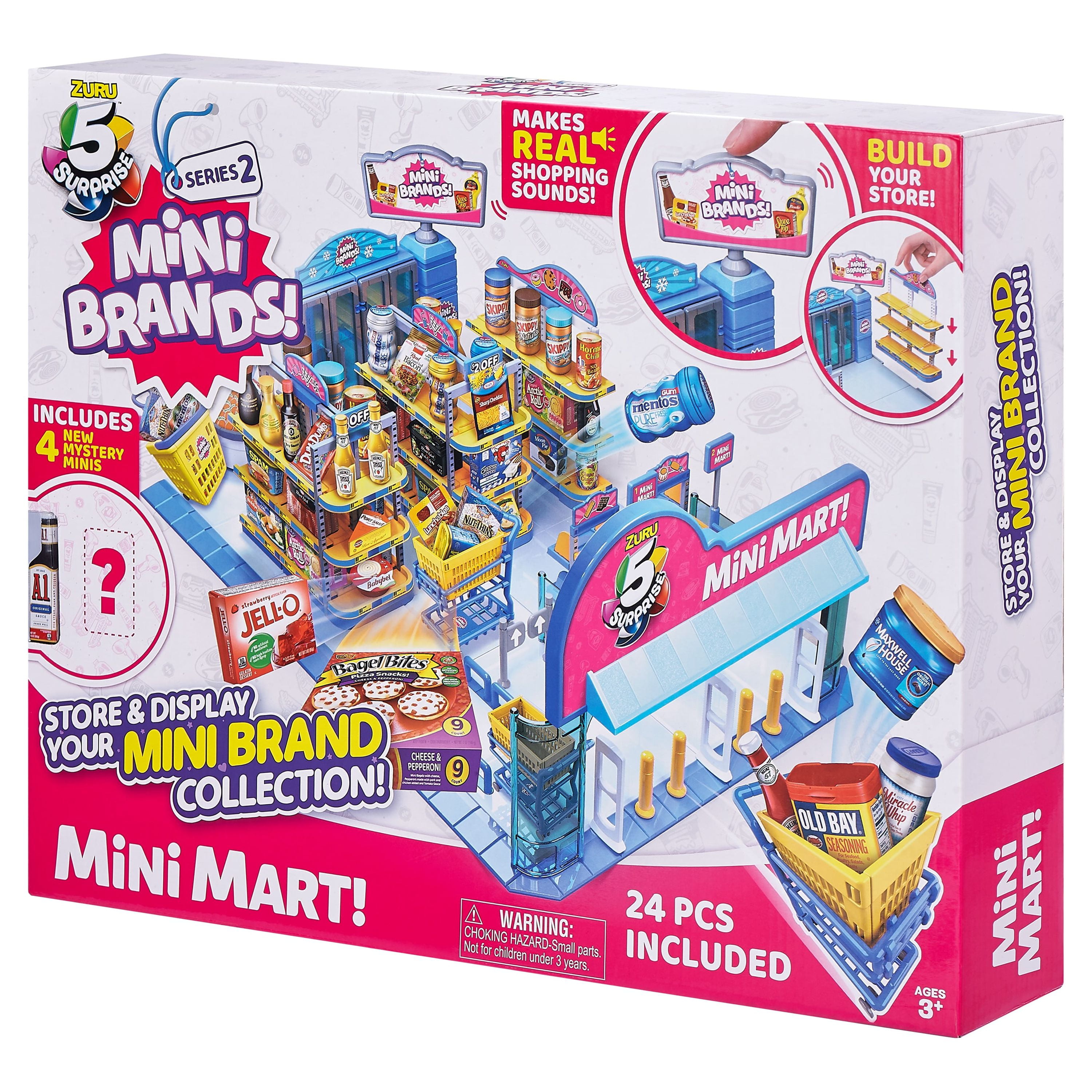 Mini Brands Series 2 Electronic Mini Mart with 4 Mystery Mini