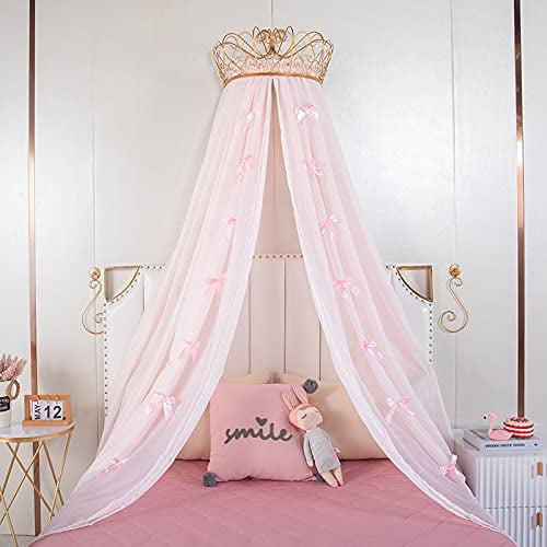 Princess Kids Baby Bed Canopy Mosquito Net Dome Tent Curtain Bedcover Decor LU 