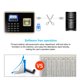 thumbnail image 2 of 2.4in Attendance Machine Fingerprint Biometric TFT Colour Screens Software Free U Disk Download Time Clock 100‑240VBlack Gold Plug, 2 of 2