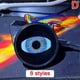 thumbnail image 4 of 12V LED Red/Ice Blue/Green Devil Eyes Car Light WiFi Control Headlight&2024, 4 of 5