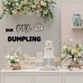 thumbnail image 4 of Notre Petit Décalque de Dumpling - Décalque d'Arche de Ballon pour Baby Shower, Décorations de Fête pour Révélation de Sexe, Déco de Panneau de Dumpling, 4 of 7