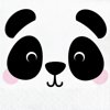 Creative Converting Animal Faces Paper Luncheon Napkin Panda 16ct