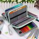 thumbnail image 2 of Estuche para lápices con 200 ranuras, estuche para lápices de colores, organizador de almacenamiento de bolígrafos con cremallera para lápices de colores, papelería, 2 of 4