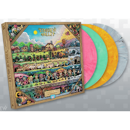 ConcernedApe - Stardew Valley Complete Soundtrack 4-Disc Colored Vinyl Box Set LP Record - Concerned Ape