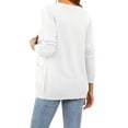 thumbnail image 5 of OTHYROCE Women Sweater Button up V Neck Female Cardigans With Pockets S-XXL, 5 of 7