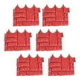 thumbnail image 4 of 6 Pack Faux Garden Stone Fence Waterproof Lightweight Walkway Landscaping Design Red, 4 of 8