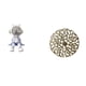thumbnail image 1 of Figura de escritorio,Estante con estatua de astronauta para decoración de oficina y hogar,Figura decorativa de escritorio de resina para decoración del hogar,Escultura para colgar en la, 1 of 8