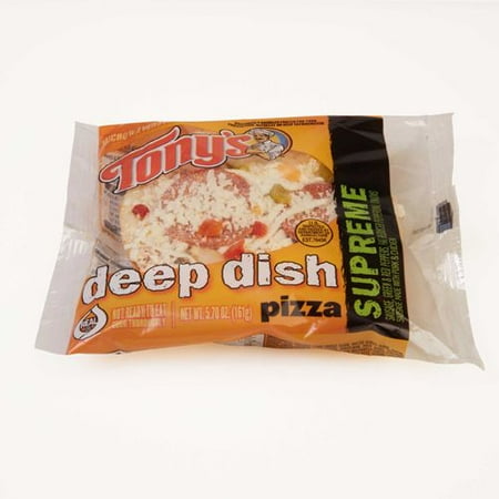 Schwans Tonys Supreme Par Baked Pizza 6.5 Ounce 24 per case.