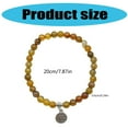 thumbnail image 5 of Elastic Islamic Prayer Beads Bracelet 33 Glass Beads Tasbih Jewelry, 5 of 11