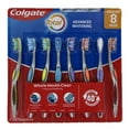 thumbnail image 3 of Colgate Total Advanced Whitening Whole Mouth Clean Toothbrush, 8 Count (Medium), 3 of 5