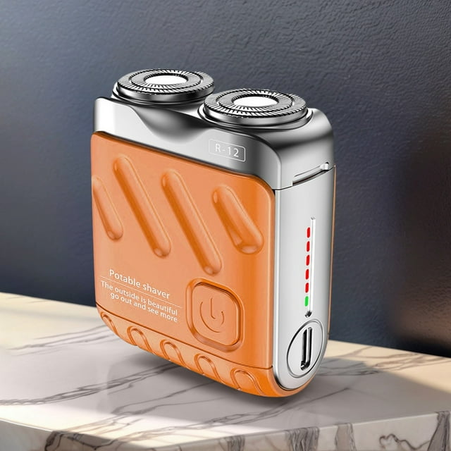 Rasoir Mini de Poche pour Hommes Rasoir Cool Rasage Humide et Sec Rasoir Sans Fil