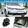 thumbnail image 2 of Interruptor de ventana eléctrica Unique Bargains No.8481032070 para el lado del pasajero derecho delantero trasero para Toyota Camry Corolla 4Runner Negro, 2 of 7