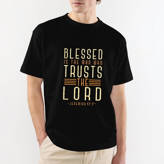 Bible Verse Christian God Savior Devotee Men Gift Jesus T-Shirt,OdeJous Funny Clothing Black S