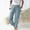 Light Blue, variant on Aloohaidyvio Pants for Women No Boundaries Casual Solid Color Pockets Elastic Waist Comfortable Straight Pants