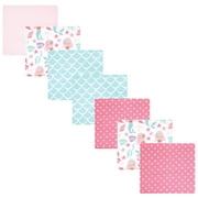 Luvable Friends Hudson Baby Flannel Receiving Blankets 7pk, Purple Mermaid