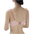 thumbnail image 5 of Girls Bra Women No Underwire Bra Feature V-Neck Bralette Bra Style W-791 Pinks L, 5 of 8