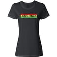thumbnail image 3 of Inktastic Juneteenth Banner in Red Yellow and Green Women's T-Shirt, 3 of 5