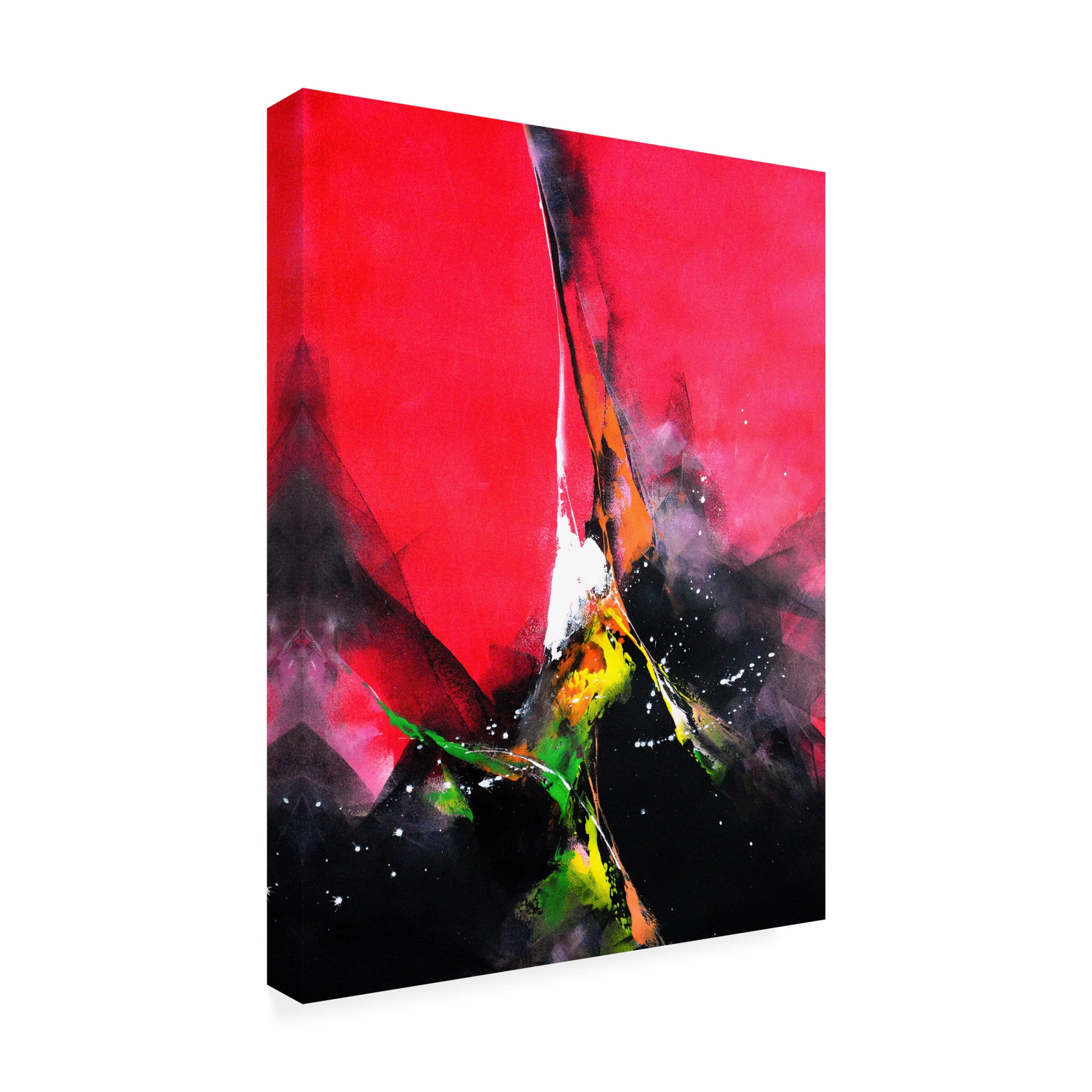 Canvas Wall Art - Thomas Leung 'Action' Wall Art for Living Room, Bedroom, or Office Décor by Trademark Fine Art - 35 x 47 Inches