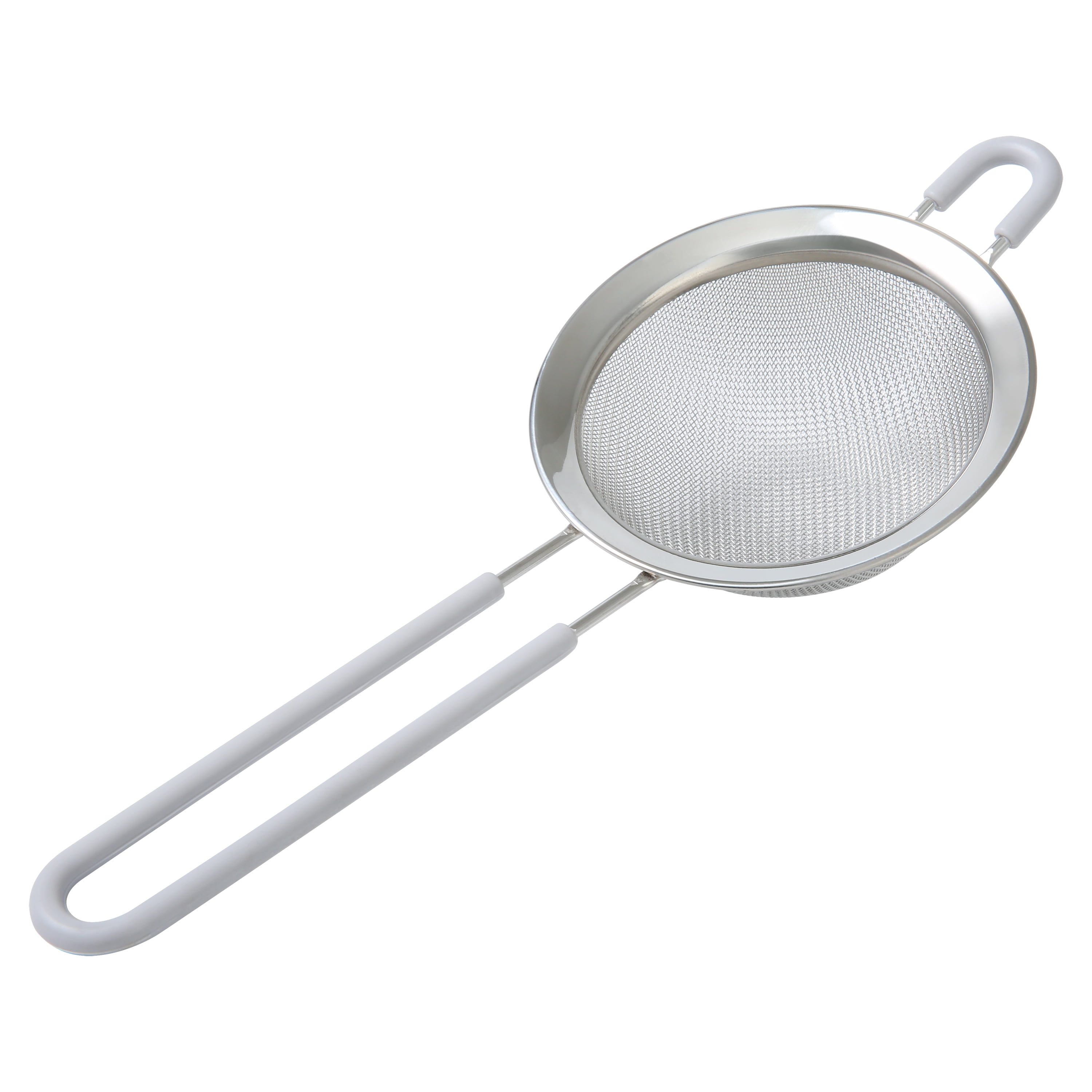 Mainstays 4" Premium Stainless Steel Fine Mesh Strainer, Silver
