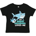 thumbnail image 3 of Inktastic My Great Grandma Loves Me with Cute Sharks Boys or Girls Toddler T-Shirt, 3 of 5