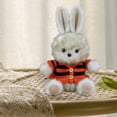 thumbnail image 6 of Easter Desktop Decorations Bunny Dolls, Easter Rabbits Stuffed Table Decoration, Easter Day Decorative Ornament Cute Toys(1pc), 6 of 6